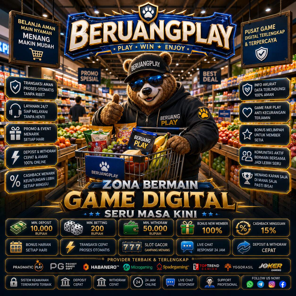 BERUANGPLAY - Zona Bermain Game Digital Seru dan Nyaman 2026